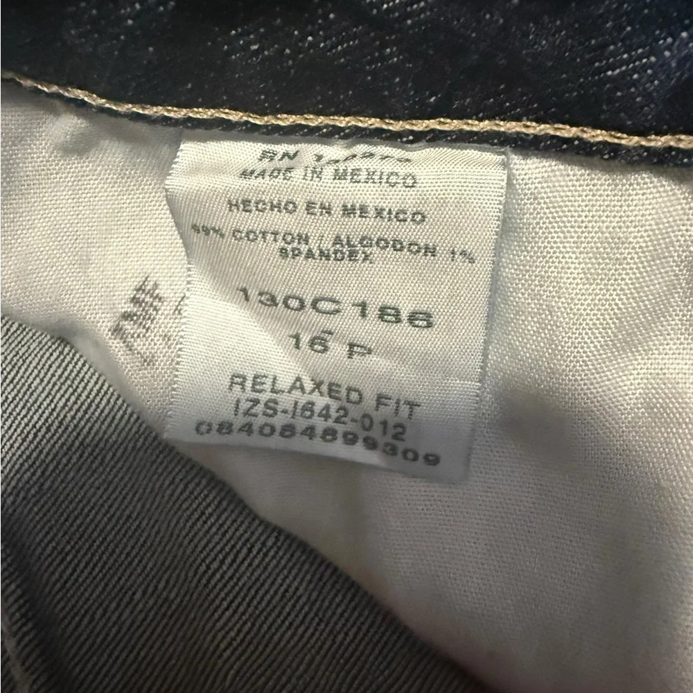 ❤️ Lee Women’s Relaxed Jeans in Dark Blue 16 P - Picture 3 of 5